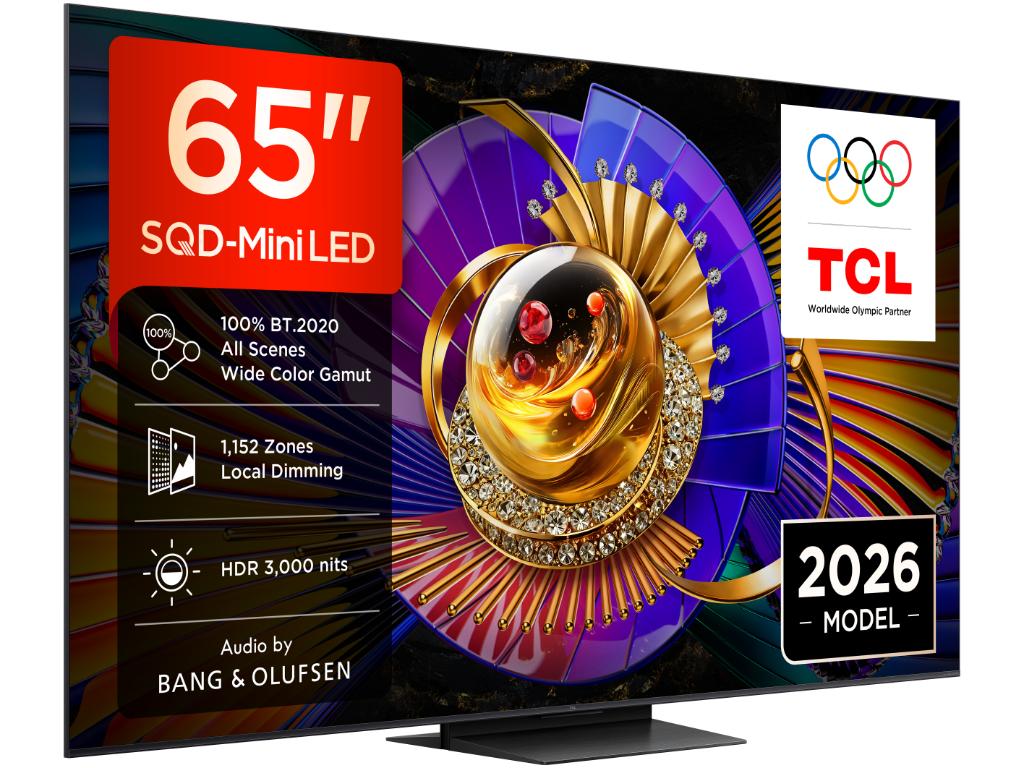 Televizor TCL 65C7L/SQD-MiniLED/65"/4K UHD/144Hz/Google TV/Bang&Olufsen/crna