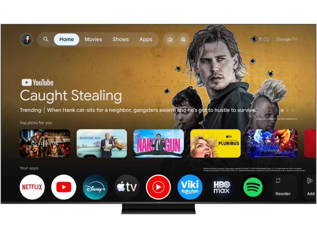 Televizor TCL 65C7L/SQD-MiniLED/65"/4K UHD/144Hz/Google TV/Bang&Olufsen/crna