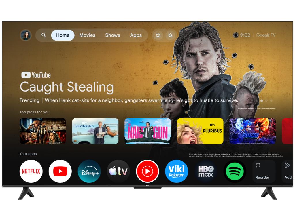 Televizor TCL 65P6L/LED/65"/4K UHD/60Hz/Google TV/crna