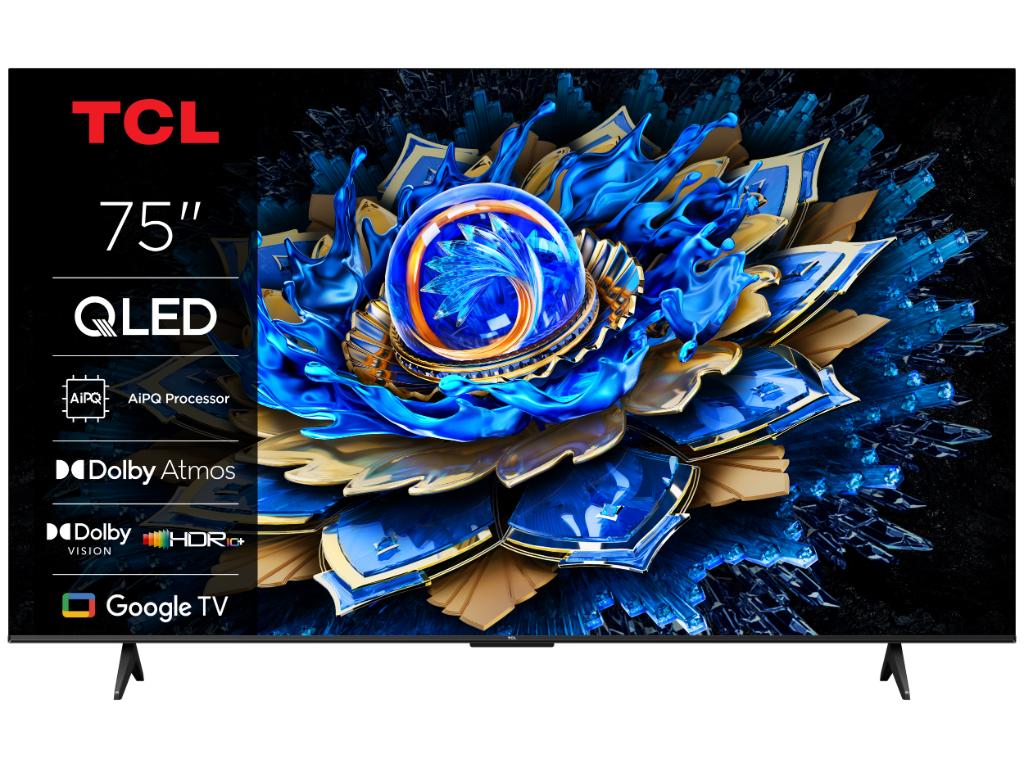 Televizor TCL 75T69C/QLED/75"/4K UHD/60Hz/Google TV/crna