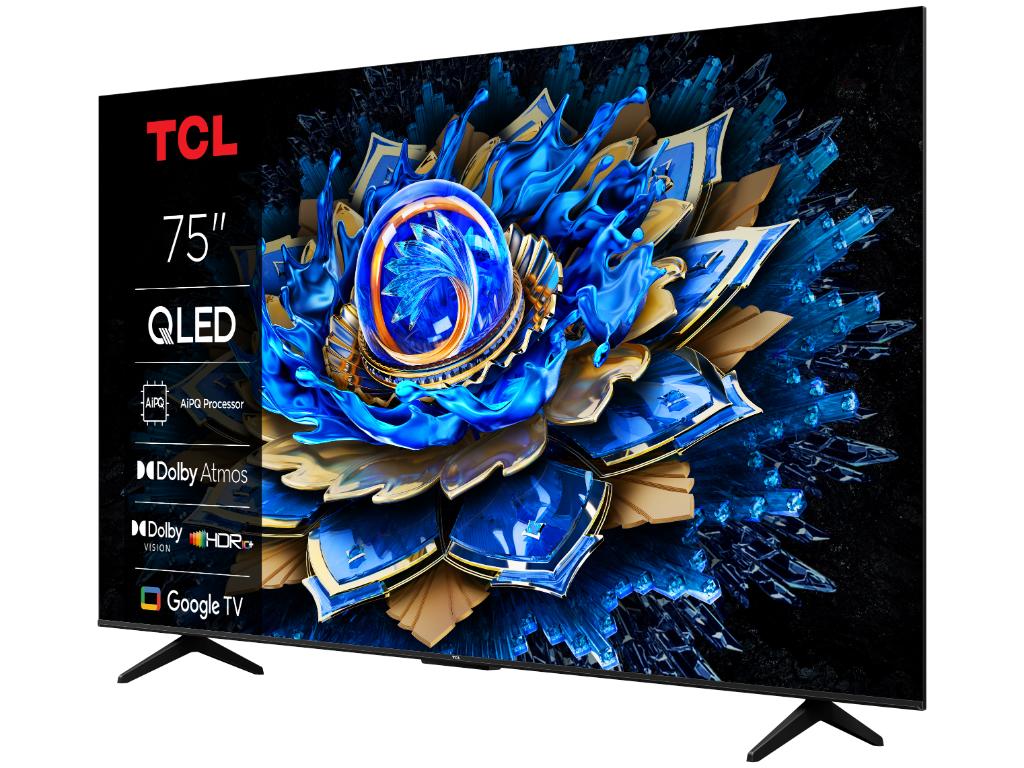 Televizor TCL 75T69C/QLED/75"/4K UHD/60Hz/Google TV/crna