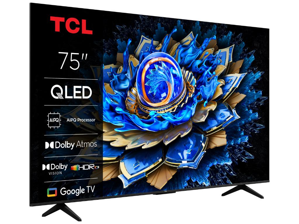 Televizor TCL 75T69C/QLED/75"/4K UHD/60Hz/Google TV/crna