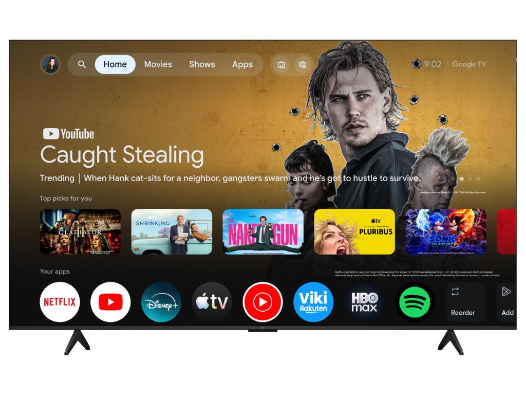 Televizor TCL 85P7L/QLED/85"/4K UHD/60Hz/Google TV/crna