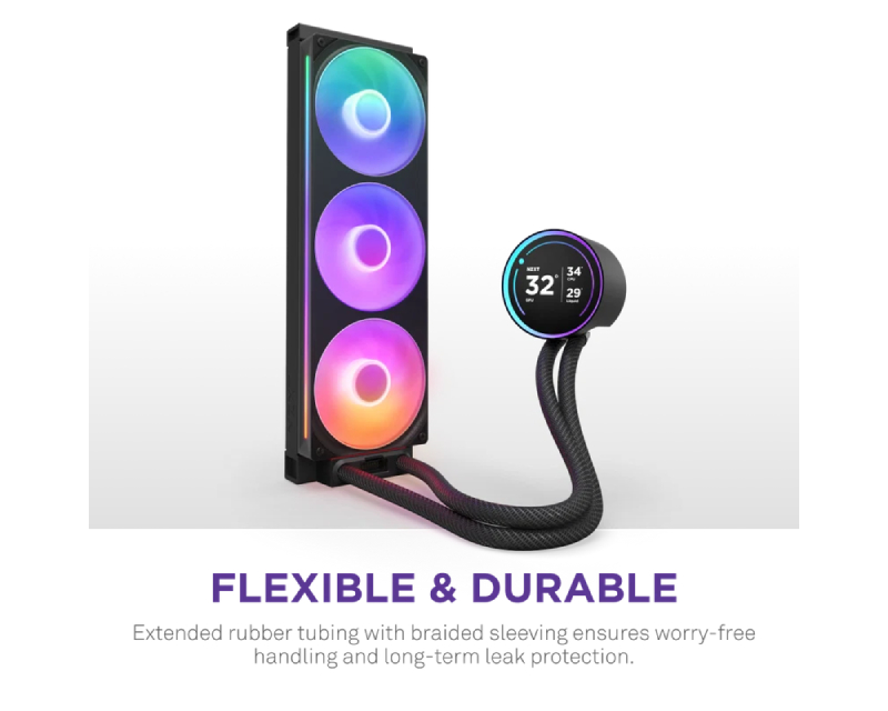 NZXT Kraken Elite 420 RGB V2 vodeno hlađenje crno (RL-KR42E-B2)