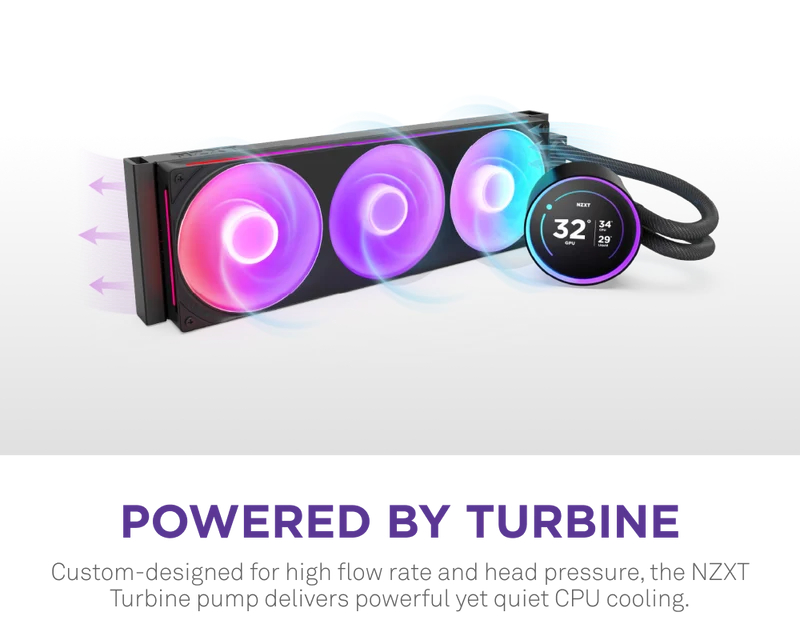 NZXT Kraken Elite 420 RGB V2 vodeno hlađenje crno (RL-KR42E-B2)