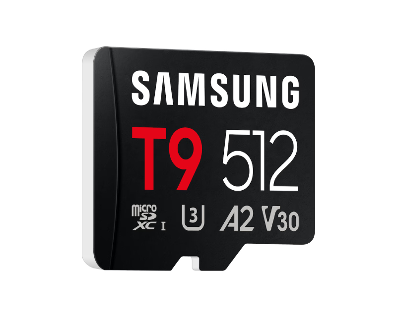 SAMSUNG MicroSD 512GB, T9, SDXC, UHS-I U3 V30 A2
