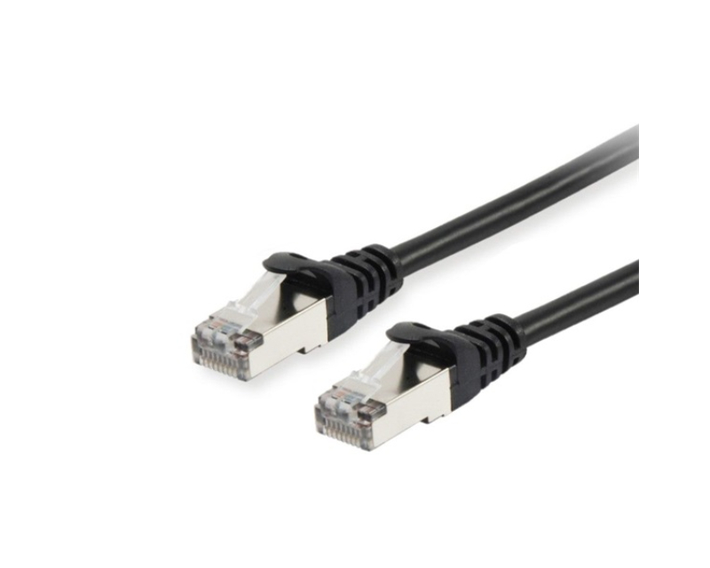 Kabl Patch Cord cat.6A SFTP 1m crni