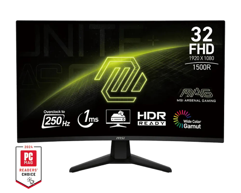 MSI MAG 32C6X Zakrivljeni Gaming Monitor 31.5 inča