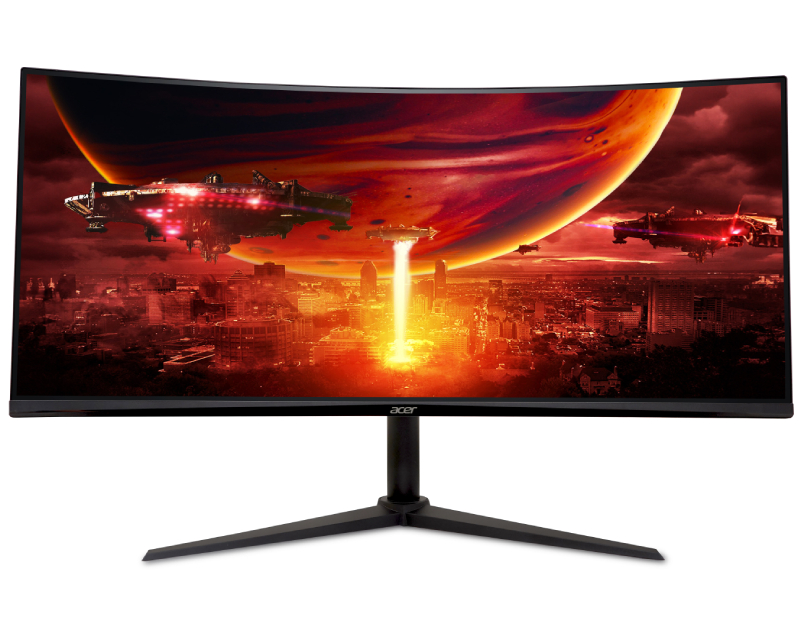 Acer Nitro ED340CURX0BMIIPX Gaming Monitor 34" UWQHD, 200Hz