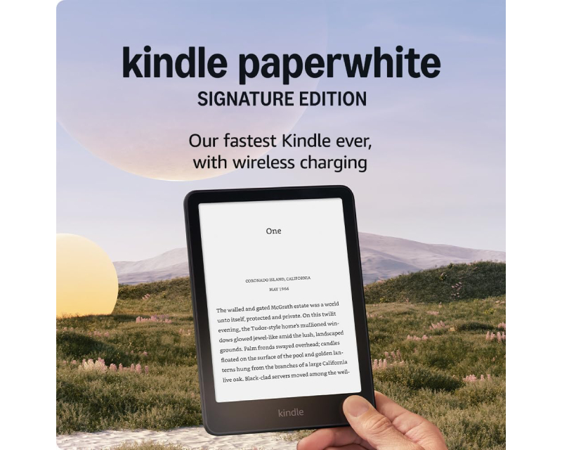 Tablet 7 Amazon Kindle Paperwhite Signature edition black