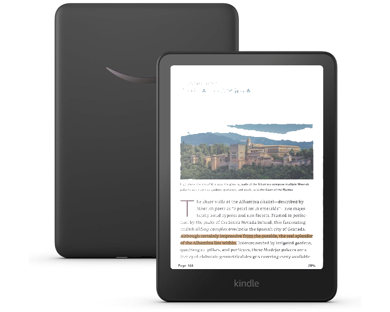 Tablet 7 Amazon Kindle Colorsoft 16GB Black B0CX8MQF7R