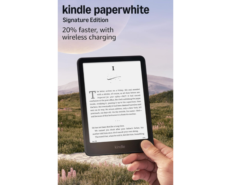Tablet 7 Amazon Kindle Paperwhite Signature edition black