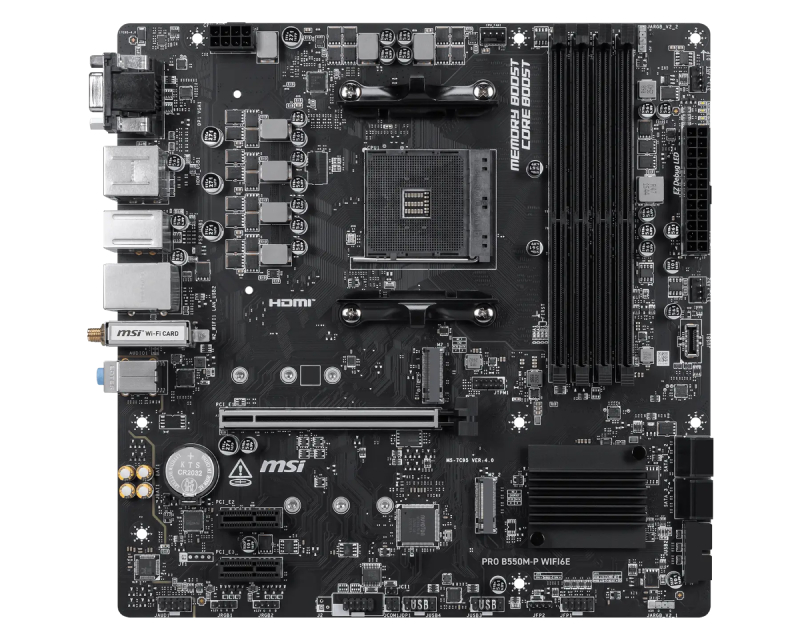 MSI PRO B550M-P WIFI6E matična ploča
