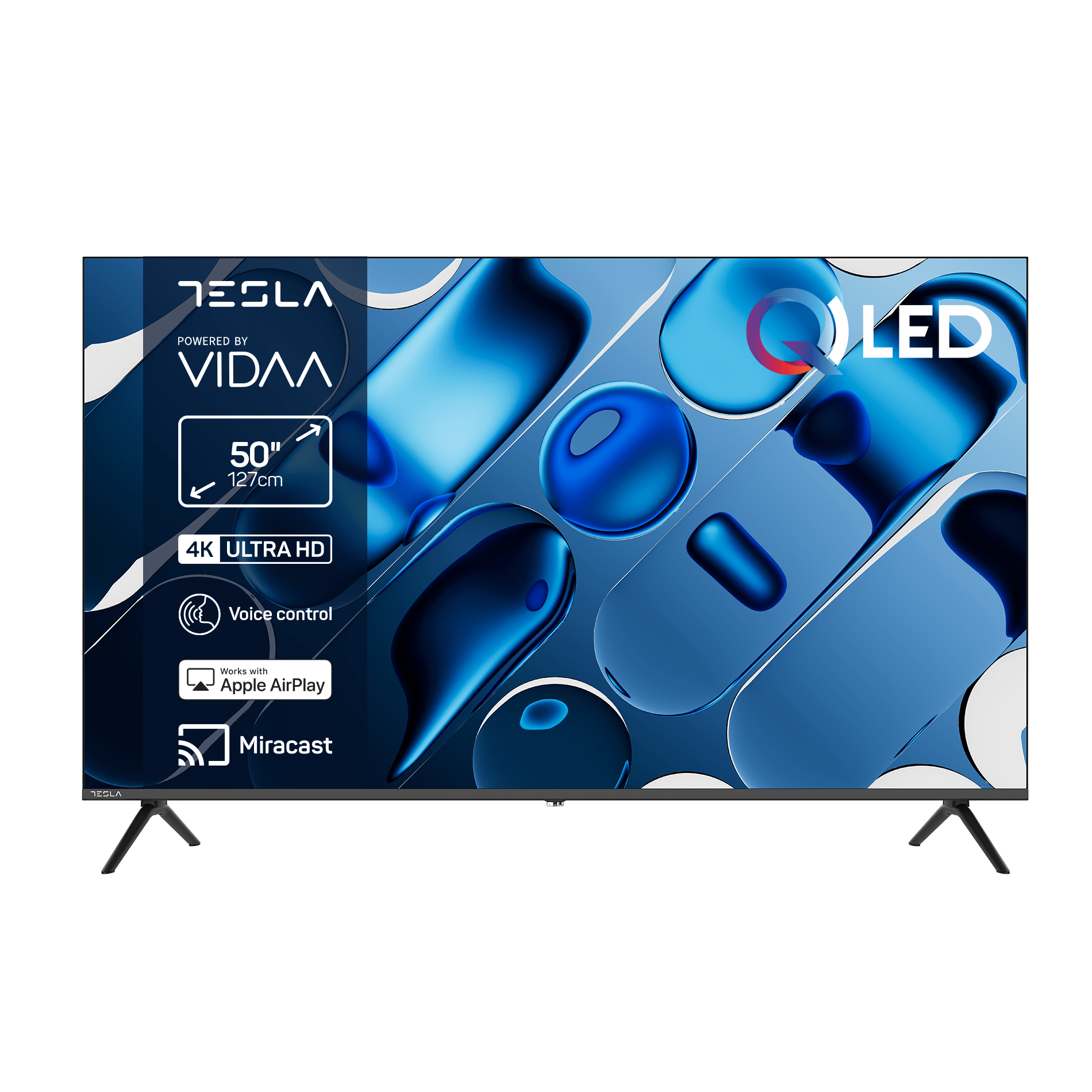 TESLA Televizor Q50H665BFV, 50" QLED, Full HD, VIDAA OS