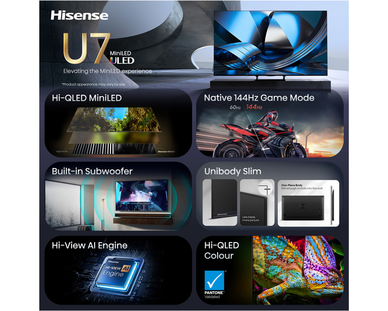 85 inča 85U7SE ULED MiniLED 4K UHD Smart TV