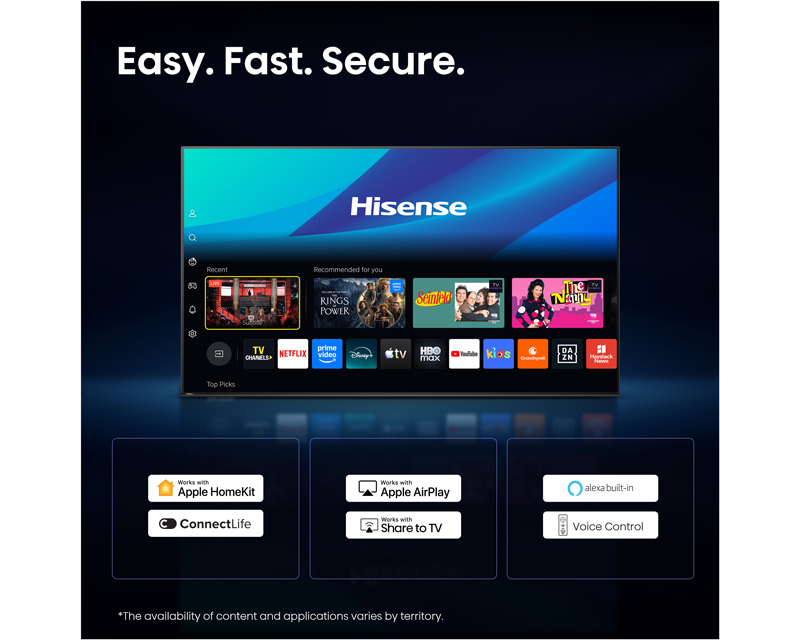 HISENSE Televizor 85UR9S, 85" ULED, RGB Mini LED, 4K UHD, Smart TV