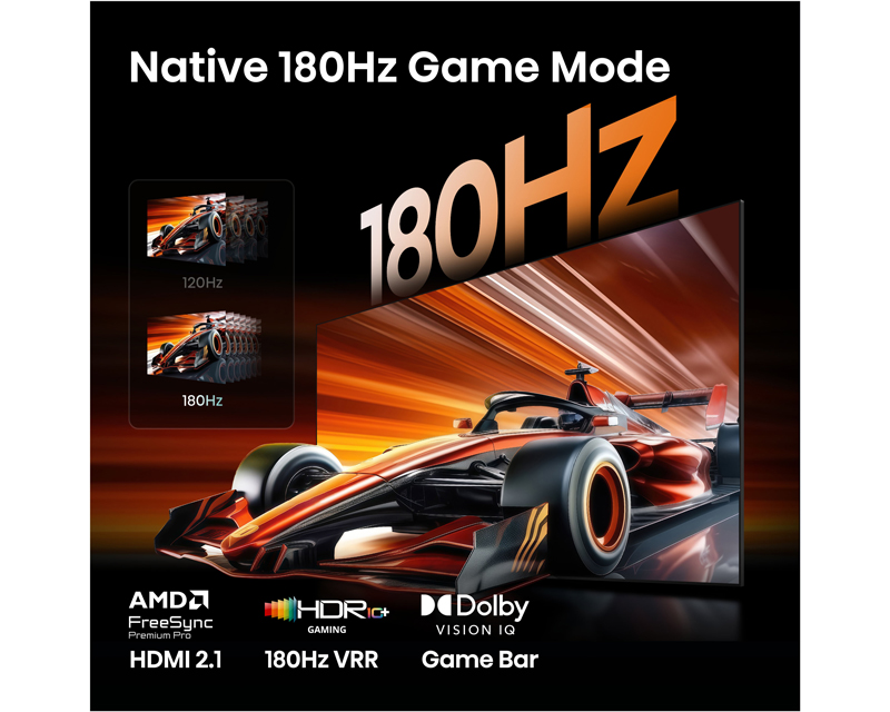 HISENSE Televizor 85UR9S, 85" ULED, RGB Mini LED, 4K UHD, Smart TV