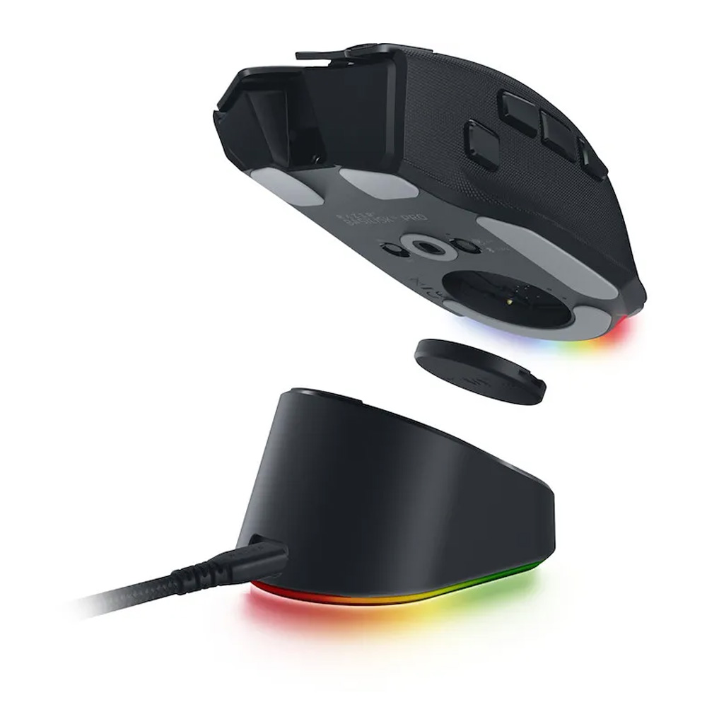 Razer Mouse Dock V2 Pro + Razer Wireless Charging Puck (2026) Bundle