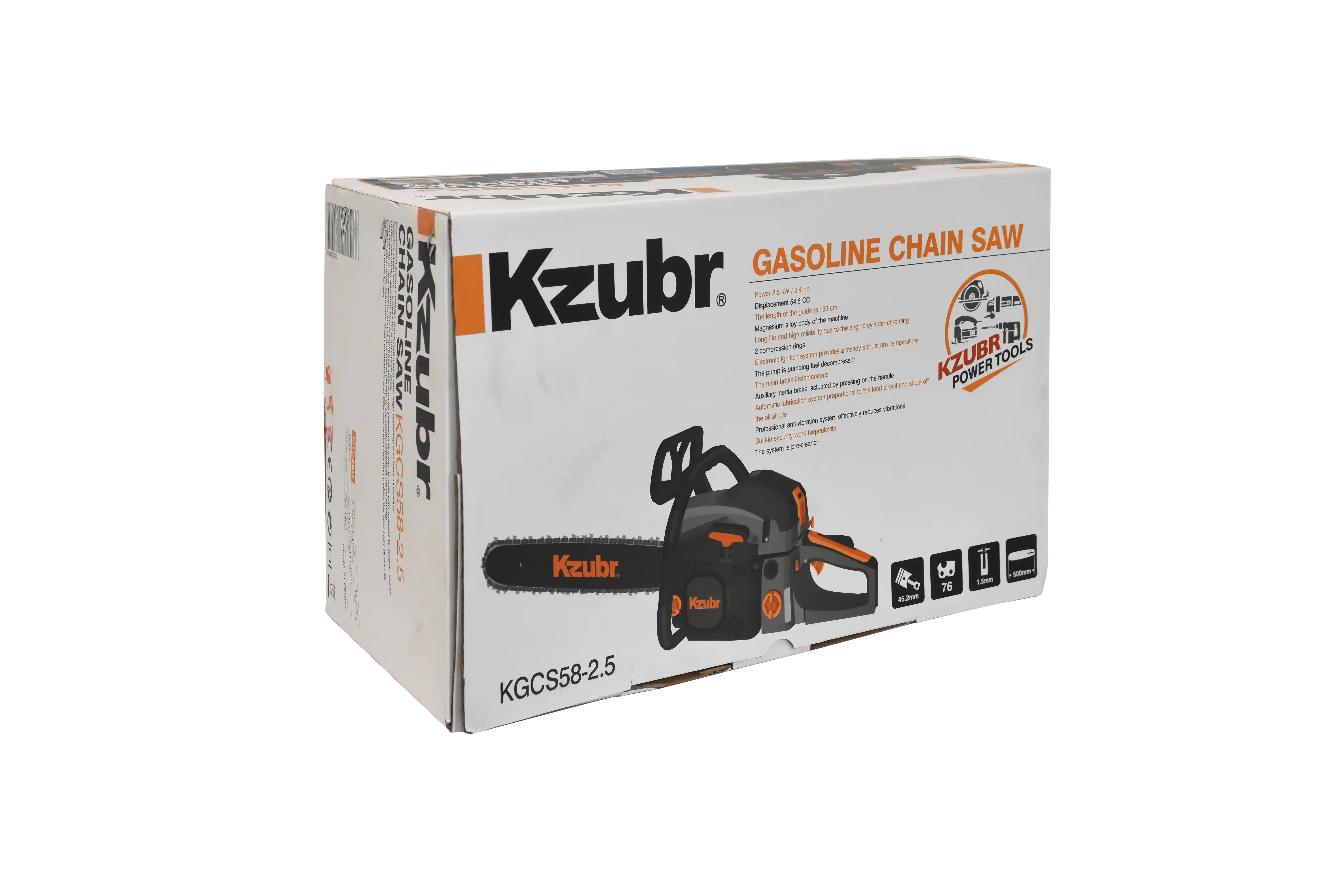 Kzubr Benzinska motorna testera Kzubr KGCS-58-2.2   snaga 2.2kv