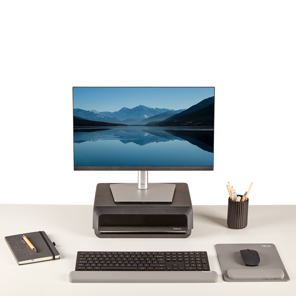 Fellowes Podloga za ruke uz tastaturu Fellowes Breyta 100142576 siva