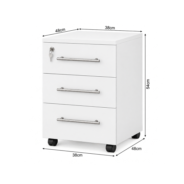 SB Alsan Fiokar 3 fioke sa bravom WHITE 38cm