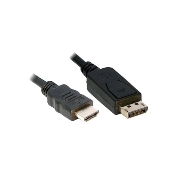 E-Green Kabl DisplayPort 1.4 (M) - HDMI 2.0 (M) 1.8m crni