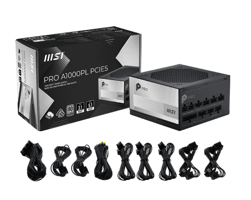 MSI NAPAJANJE MSI MAG PRO A1000PL PCIE5