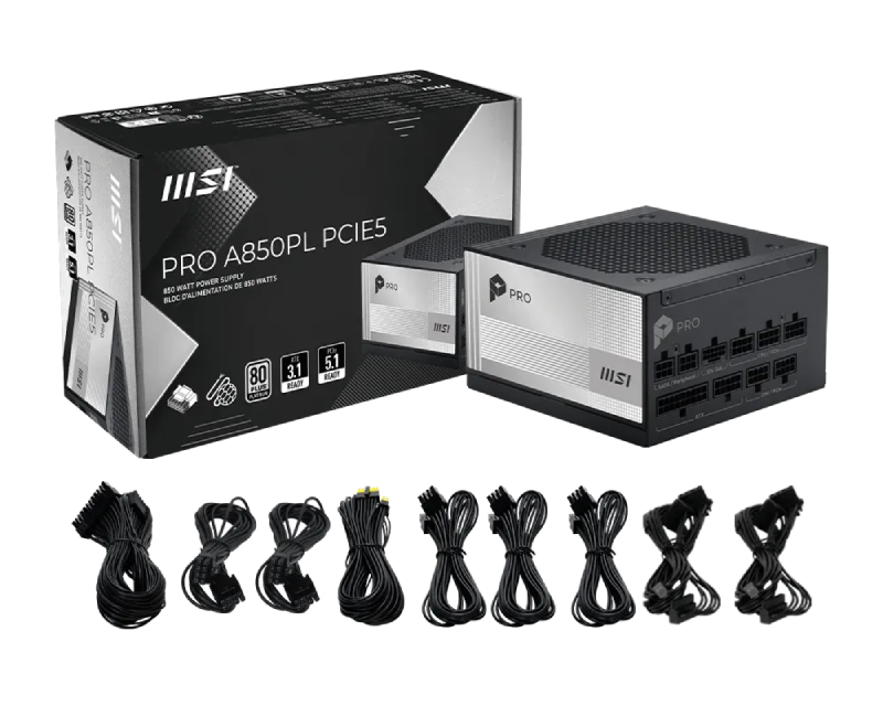 MSI NAPAJANJE MSI PRO A850PL PCIE5