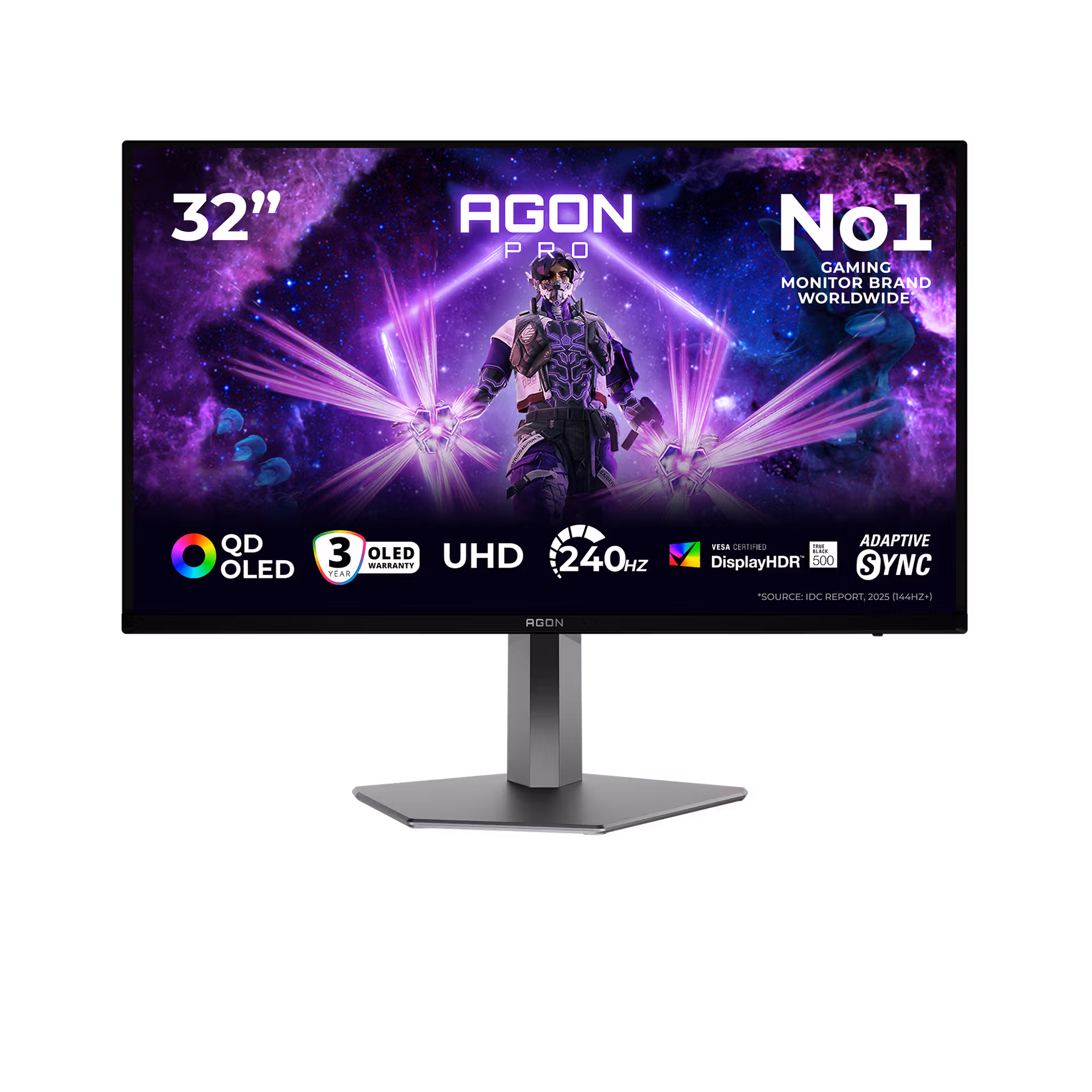 AOC Monitor AG326UZD2, 31.5", OLED, 3840x2160, 240Hz