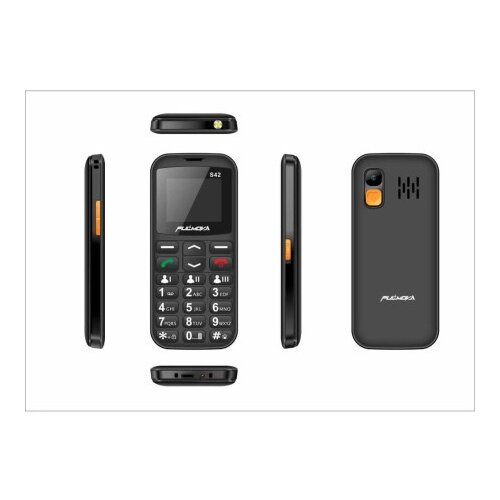 Mobilni telefon FULMOVA Senior S42 2G/crni