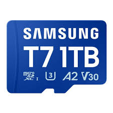 Samsung MicroSD 1TB, T7, SDXC, UHS-I U3 V30 A2