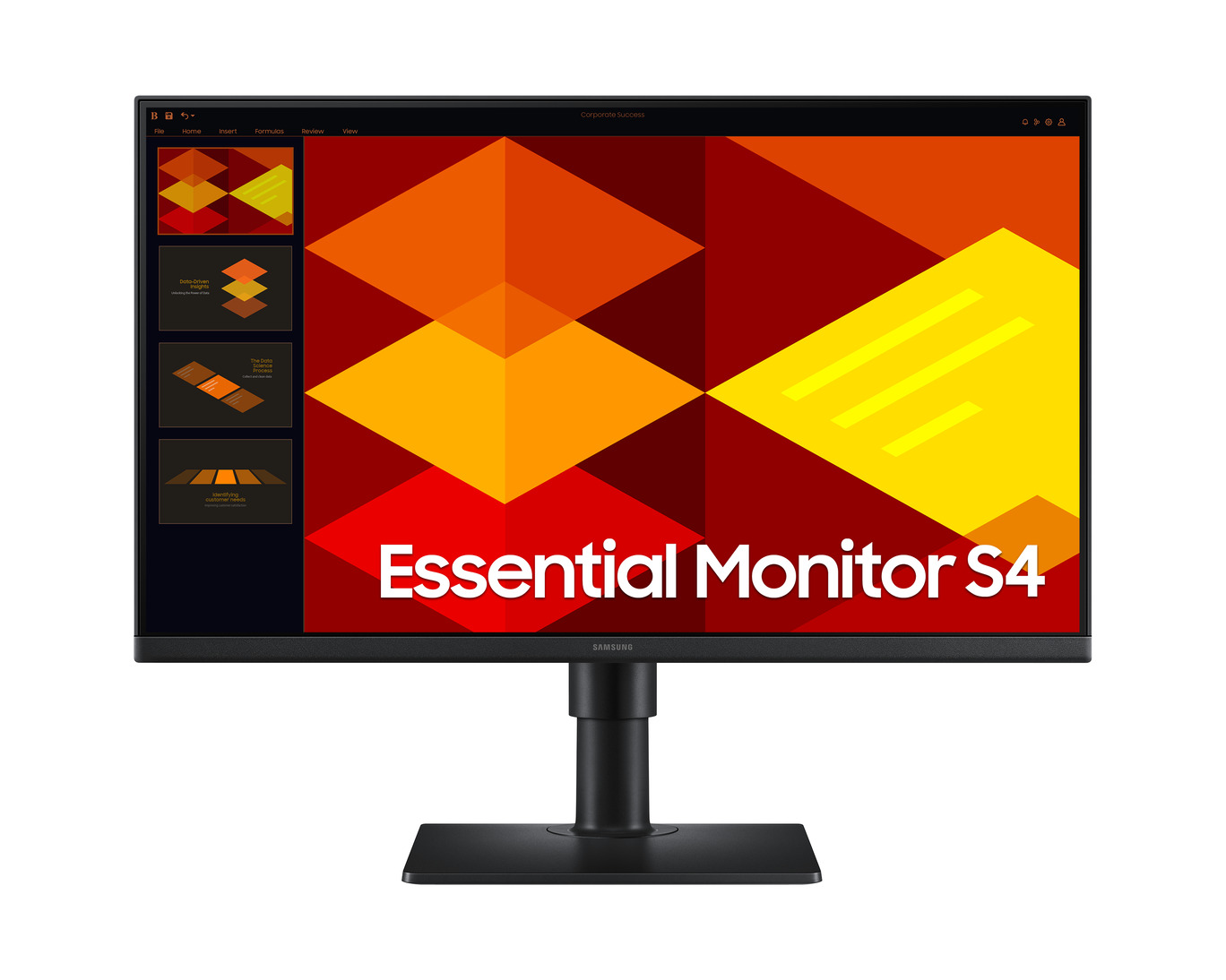 SAMSUNG 24" Essential Monitor S4 S40GD, LS24D406GAUXEN, IPS, Full HD